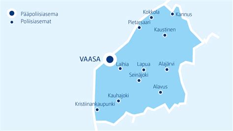 Pohjanmaan poliisilaitos, toimipisteet ja palvelut